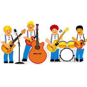 Music Band On Stage Clipart Png Tmm PNG Image