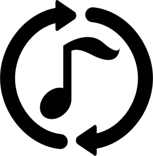 Music Loop Symbol PNG Image