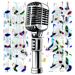 Music Microphone Clipart Png Qin PNG Image