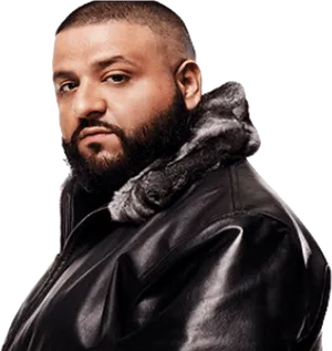 Music_ Producer_in_ Black_ Jacket PNG Image