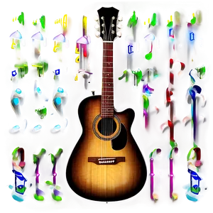 Music Staff For Guitar Tablature Png Lha PNG Image