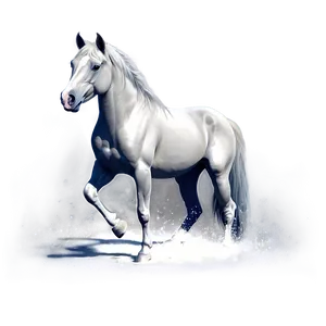 Mustang Horse In Moonlight Png 7 PNG Image