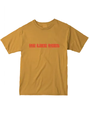 Mustard Yellow Bee T Shirt PNG Image