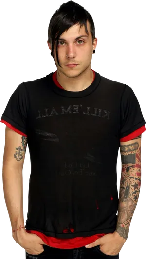 My Chemical Romance Band Member PNG Image