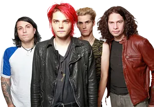 My Chemical Romance Band Members PNG Image