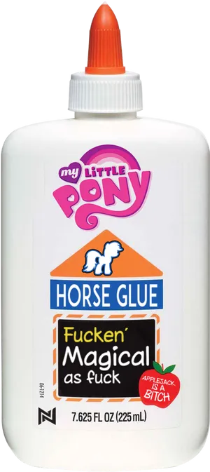 My Little Pony Parody Glue Bottle PNG Image