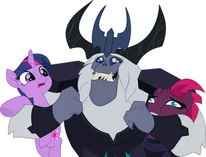 My Little Pony Twilight Sparkle King Sombra Tempest Shadow PNG Image