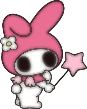 My Melody Costumed Character PNG Image