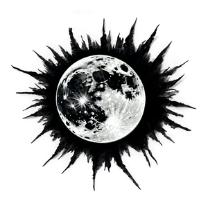 Mysterious Black Moon Png 06252024 PNG Image