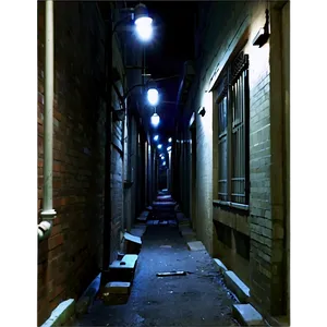 Mysterious Dark Alley Png Rnn PNG Image