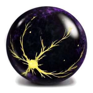 Mysterious Dark Magic Orb Png 6 PNG Image