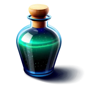 Mysterious Potion Bottle Png Vyj57 PNG Image