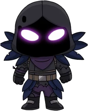 Mysterious_ Purple_ Eyed_ Figure.png PNG Image