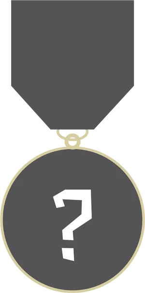 Mystery Medal Question Mark PNG Image