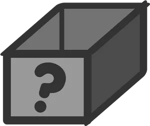 Mystery Question Box Icon PNG Image