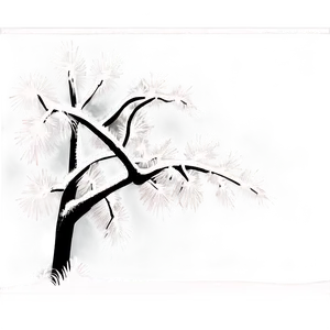 Mystical Black And White Tree Drawing Png Oaq78 PNG Image