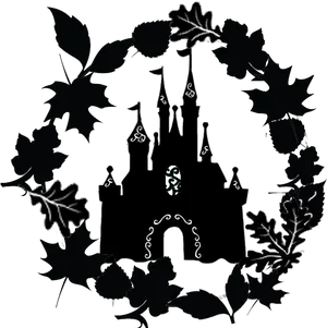 Mystical_ Floral_ Frame PNG Image