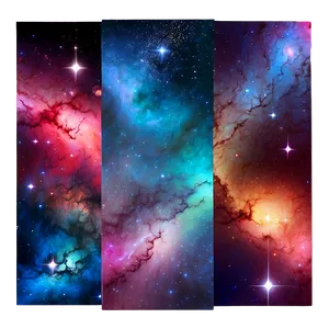 Mystical Galaxy Stars Composition Png Ndx30 PNG Image