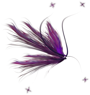 Mystical Purple Fairy Wings PNG Image