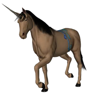 Mystical_ Unicorn_ Render PNG Image