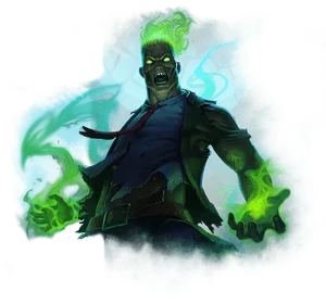 Mystical_ Zombie_ Sorcerer PNG Image