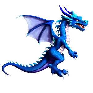 Mythical Blue Dragon Image Png 06252024 PNG Image