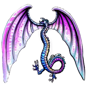 Mythical Dragon Wings Art Png Tma PNG Image