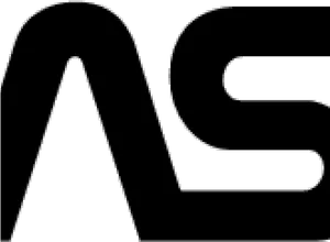 N A S A Worm Logo Black PNG Image