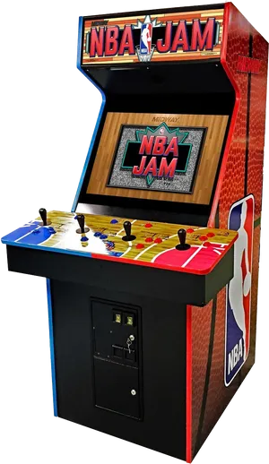 N B A Jam Arcade Cabinet PNG Image