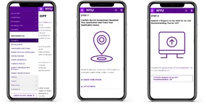 N Y U Mobile App Screenshots PNG Image