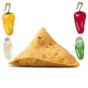 Nacho Cheese Tortilla Chip Png Tqo PNG Image