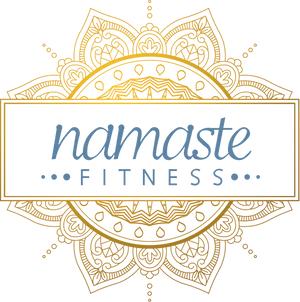 Namaste Fitness Logo Design PNG Image