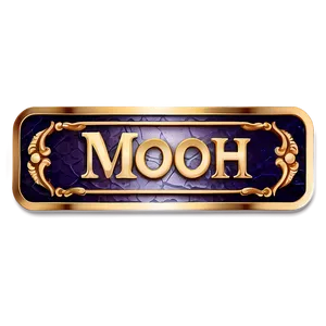 Name Plate D PNG Image