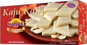 Nanak Kaju Katli Box PNG Image