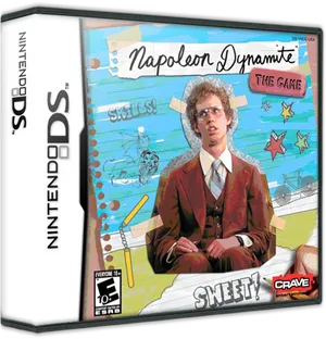 Napoleon Dynamite Nintendo D S Game Cover PNG Image