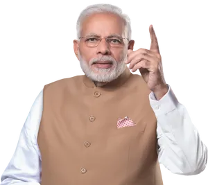 Narendra Modi Gesture Speech PNG Image