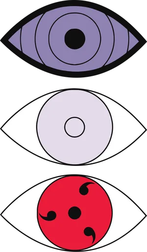 Naruto Eyes Rinnegan Sharingan Byakugan PNG Image