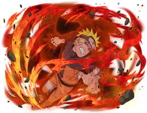 Naruto Kurama Chakra Mode PNG Image