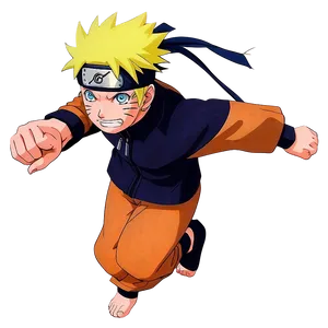 Naruto Powerful Run Leap Png Sdt49 PNG Image