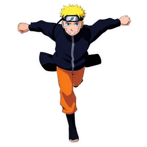 Naruto Powerful Run Leap Png Ymd PNG Image