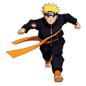 Naruto Running D PNG Image