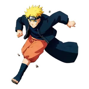 Naruto Running Full Speed Png Jcf PNG Image