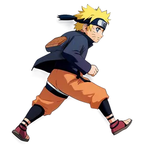 Naruto Running Side View Png Rtk PNG Image