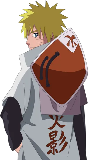 Naruto_ Uzumaki_ Hokage_ Cloak PNG Image