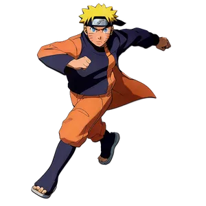 Naruto Uzumaki Running Pose Png Nqi PNG Image