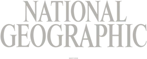 National Geographic Logo Blue Background PNG Image