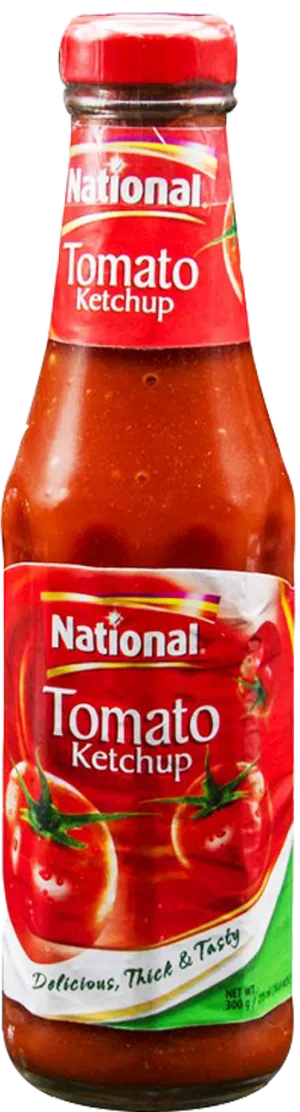 National Tomato Ketchup Bottle PNG Image