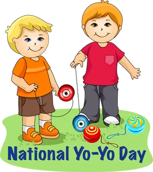 National Yo Yo Day Celebration PNG Image