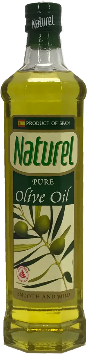 Naturel Pure Olive Oil Bottle PNG Image