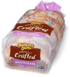 Natures Own Perfectly Crafted Multigrain Bread PNG